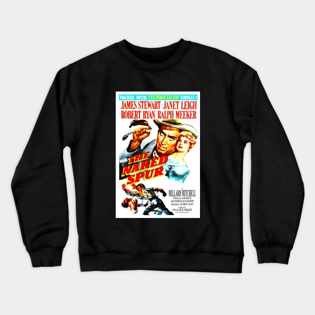 The Naked Spur Crewneck Sweatshirt by RockettGraph1cs